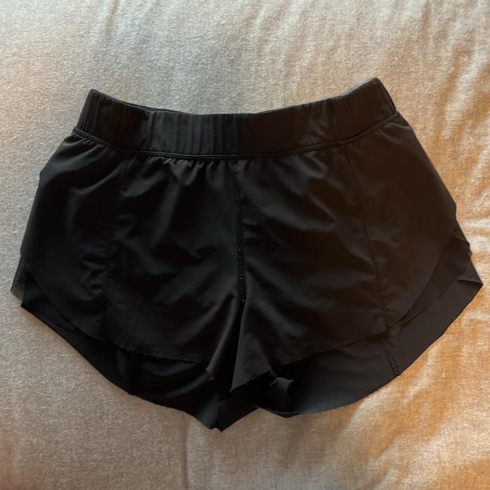 Lululemon Athletica Black Athletic Shorts Lightweight Design